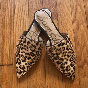 Sam Edelman leopard slides